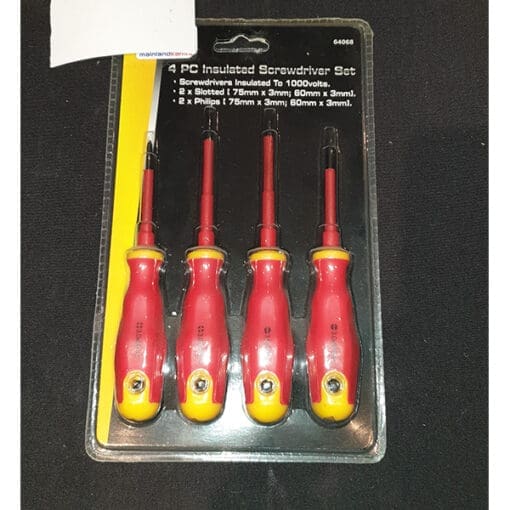 4 Piece Insulated Screwdriver Set